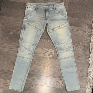 G-Star Men's Faded Blue Skinny Jeans